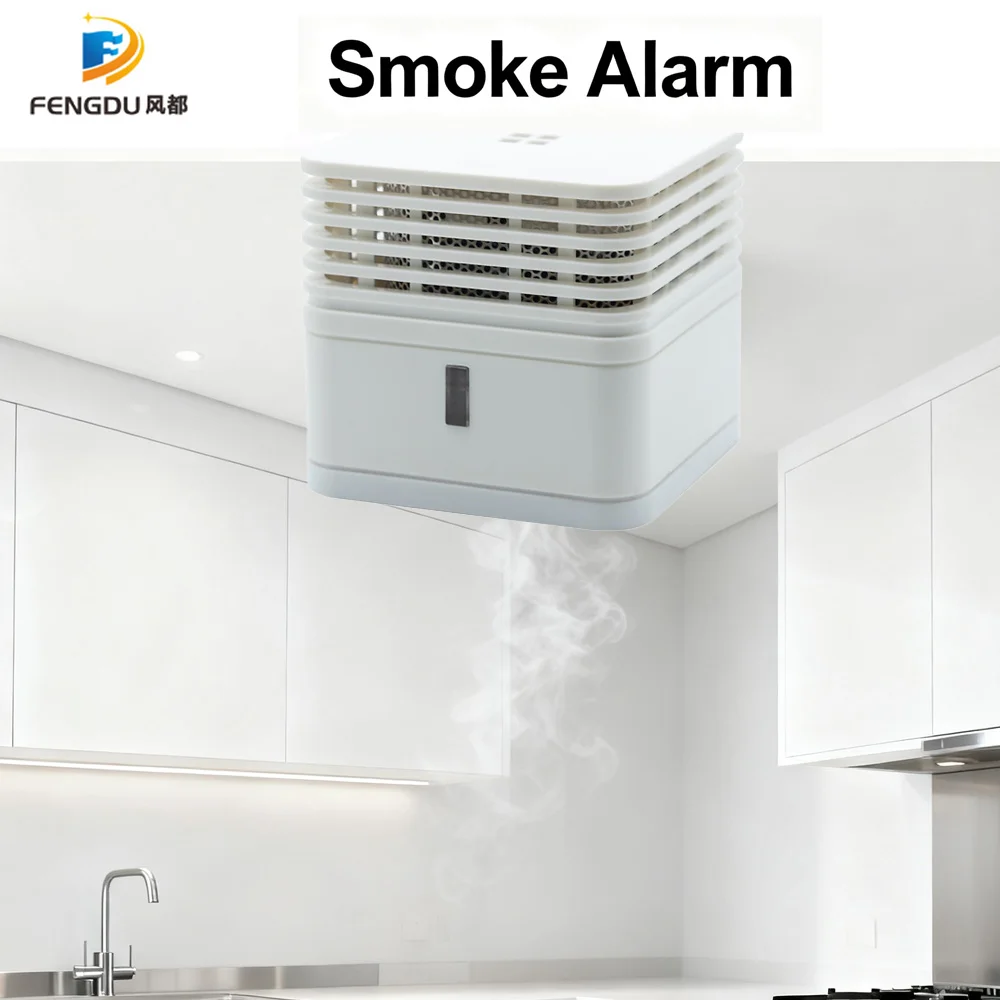 Smoke Detector Sensor 85DB Alarm Signal Home Secured Smoke Detector Smoke and Fire Detector