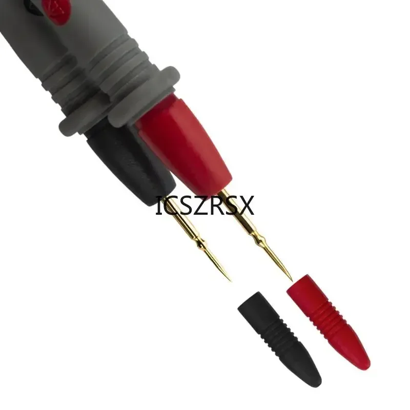 Gold plated Silicone Wire Test Leads for Multimeter Ultra Pointed 1000V 20A Needle Test Probe Tip