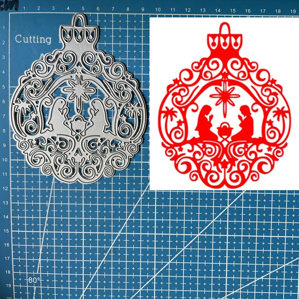 Lucky Goddess Metal Cutting Dies Blessed Bauble Diy Scrapbooking Photo Album Decorative Embossing Paper Card Crafts