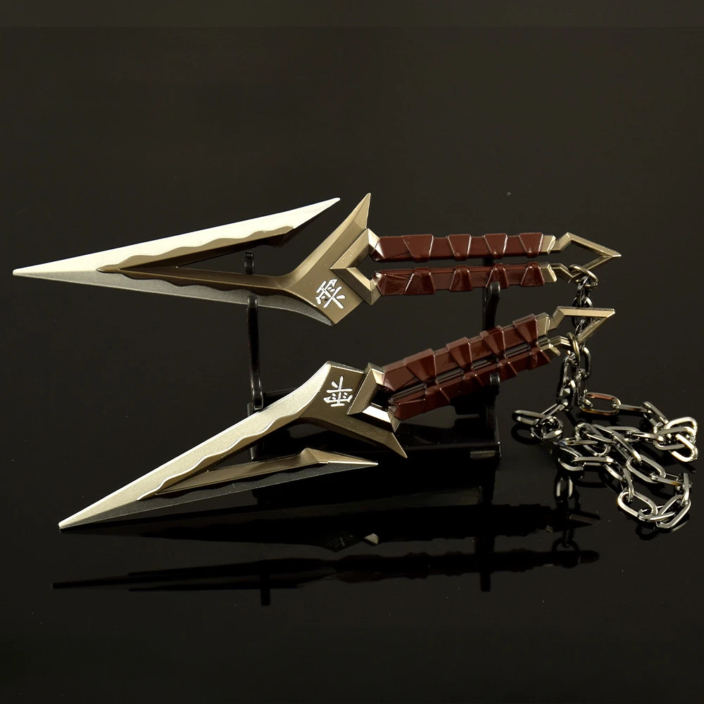 Arma de juego Valorant de 16cm, hoja de onda negra, plástico, selección de agua, periferia, modelo de Metal, adorno de escritorio, colección, manualidades, juguetes de regalo