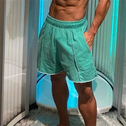 Pantalones cortos de verano para hombre, Shorts deportivos para correr, de marca, a la moda, informales para entrenamiento, 2023