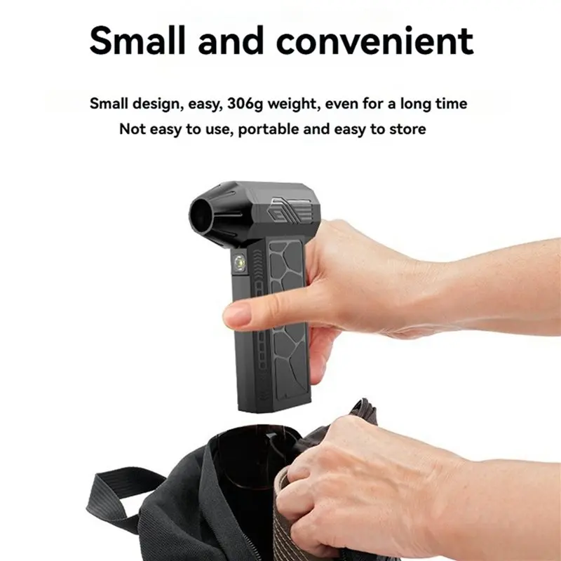 ABSJ-2X Powerful Turbo Fan High-Speed Wind Turbine Blower 130000 RPM 3 Adjustable Speed Air Duster For Car Computer Keyboard