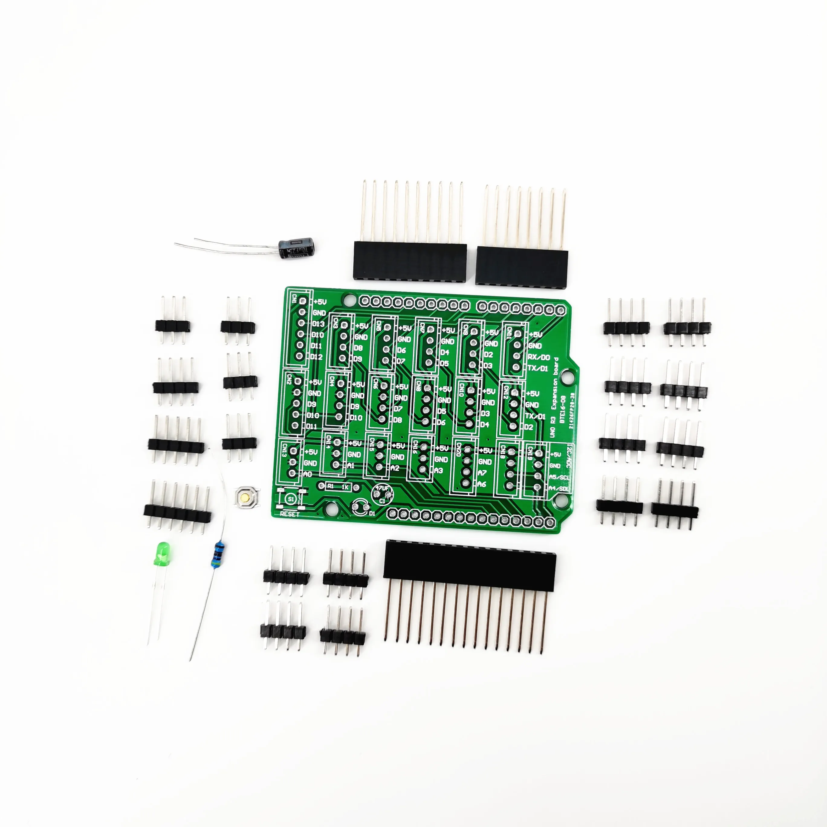 I/O Extension PCB for ATMega328P UNO R3 Board DIY Model:BTE16-08