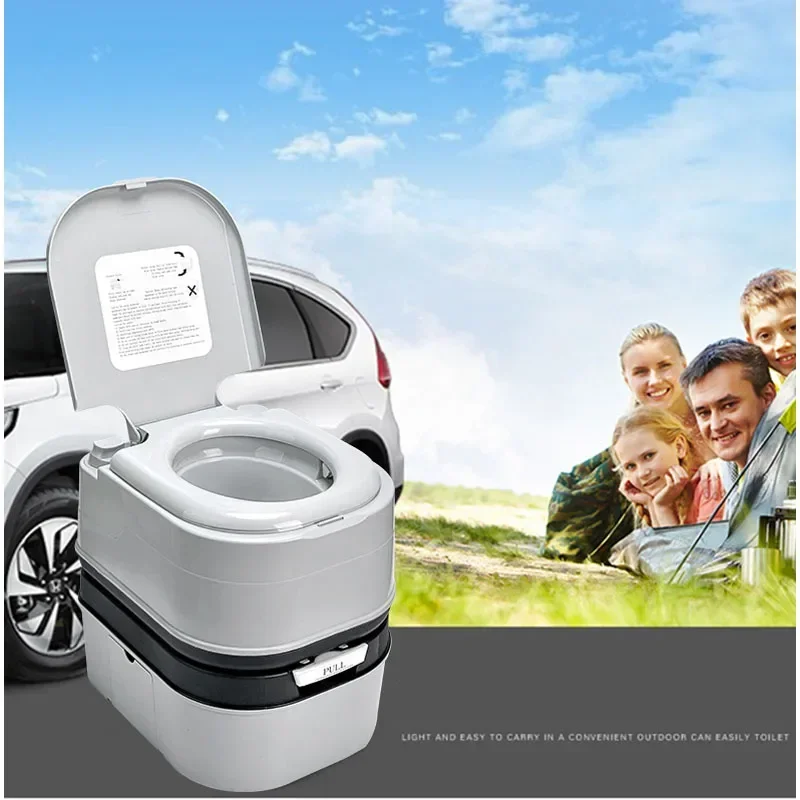 

Chemical Toilet Portable Toilet Camping Tent Boat 24L Load-bearing 200KG