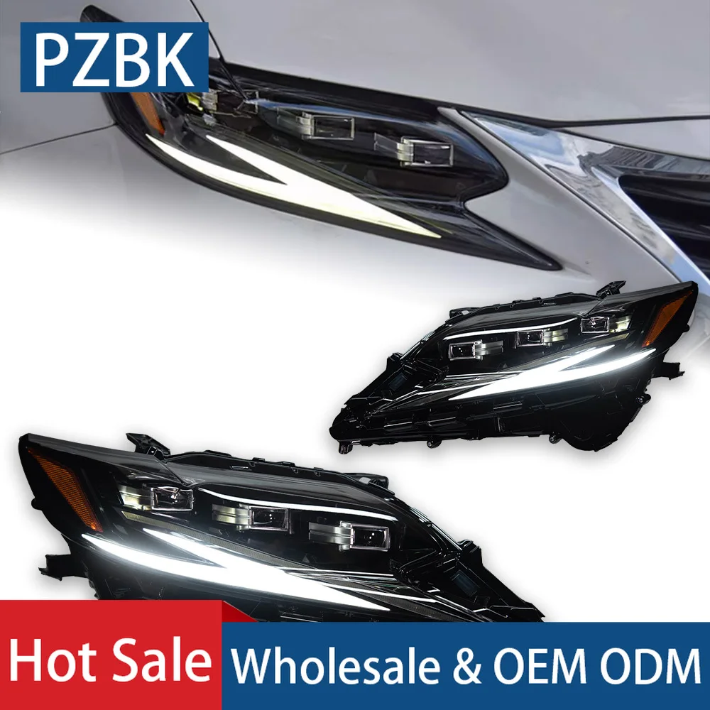 Car Styling Head Lamp for Lexus ES200 Headlight Projector Lens 2015-2017 ES300 ES250 Dynamic Signal Drl Automotive Accessories