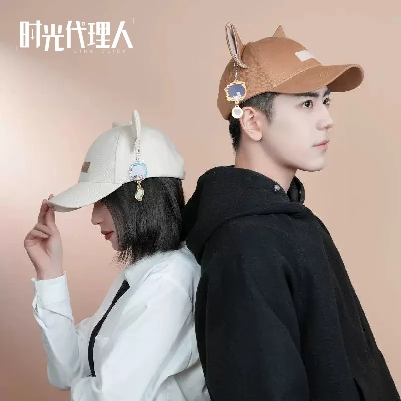 

Link Click Anime Cheng Xiaoshi Lu Guang Qiao Ling Baseball Cap Duckbill Hat Action Figure Gift