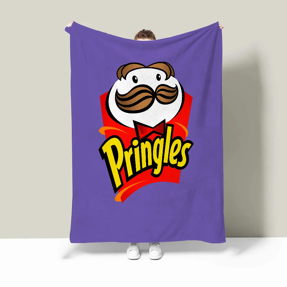 Pringles Niestandardowe koce Sofa Dekoracja Kaptur Koc Łóżko Dzianina Plaid Pościel z mikrofibry Wnętrze domu Ręcznik plażowy Rzut kolanem