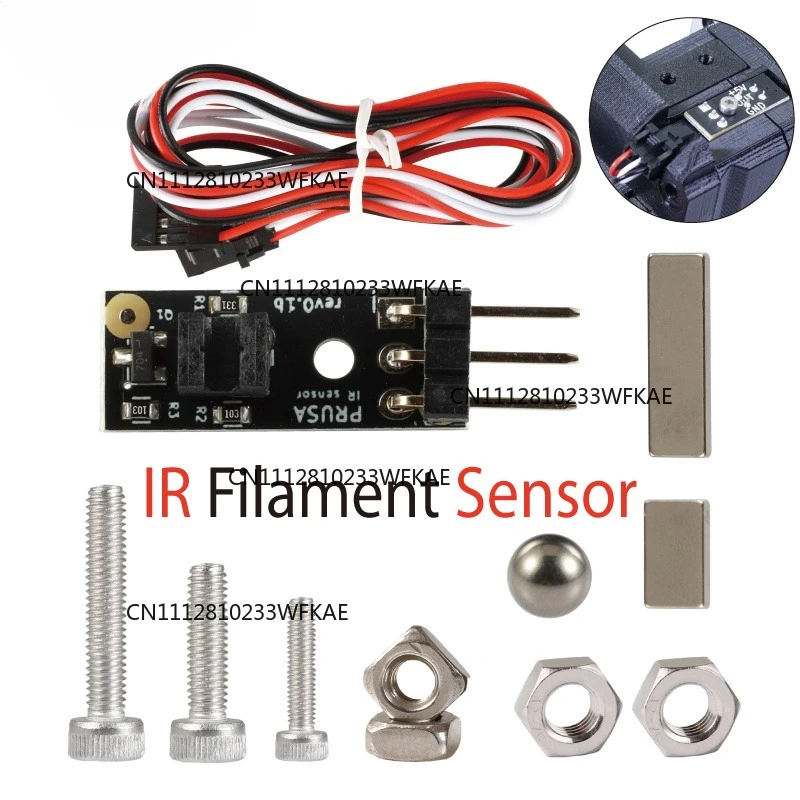 2pcsMellow Prusa I3 Mk2.5/mk3 To Mk2.5s/mk3s Filament Sensor Kits Upgrade Detect Stuck Filament Sensor For 3D Printer Parts
