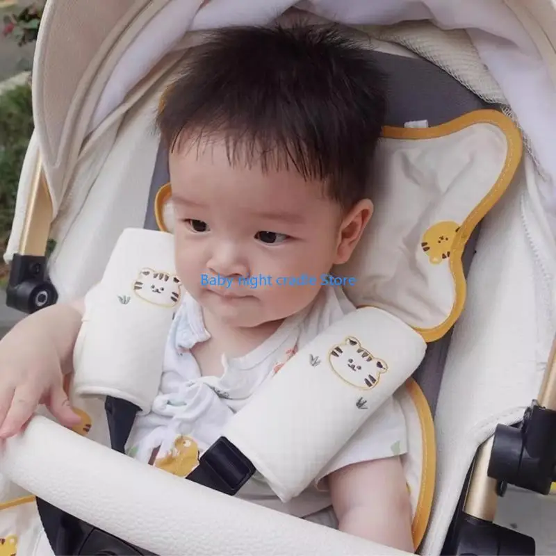 

J2FF Seatbelt Protector Cover with Animal Pattern Universal Safety Belt Strap
