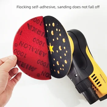 Finland Mirka 6 inch 150mm sponge sandpaper round self-adhesive flocking car paint polishing beauty sandpaper