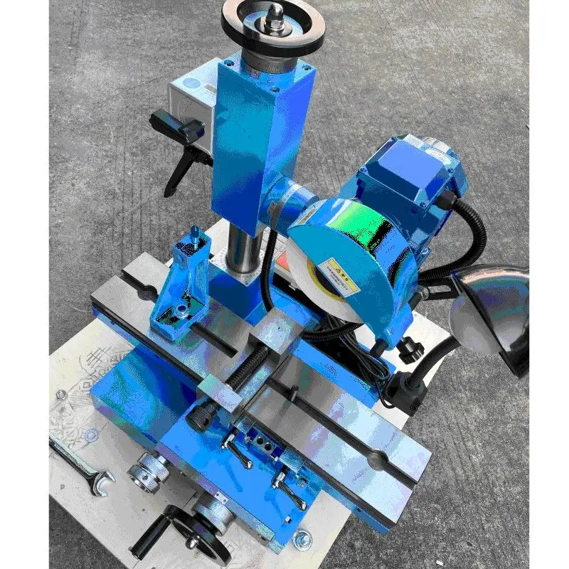 Industrial 220V 550W Universal Tool Circular Saw 220V Motor Core Hobbing Knives Reamers Small Surface Grinder Wood Saw Machines