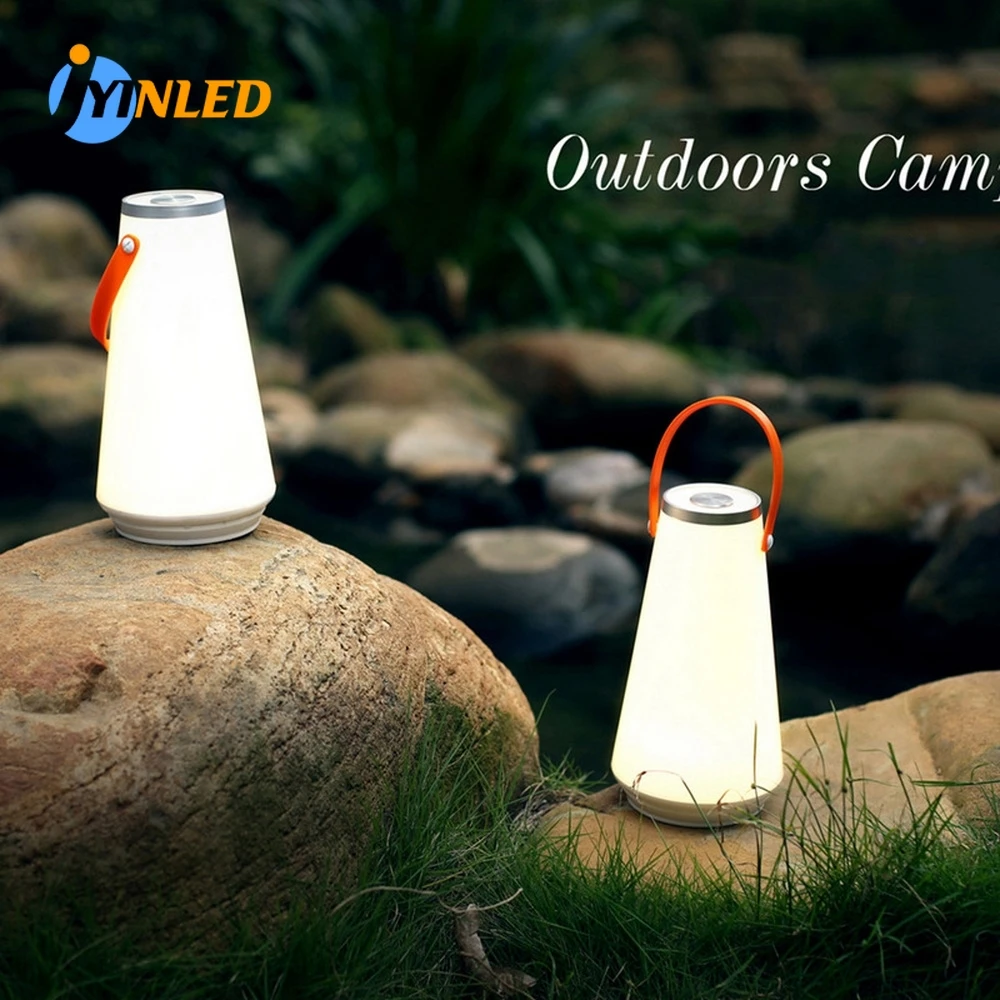 USB Outdoor Camping Light Rechargeable Touch Switch Portable Emergency Light Portable Tent Light Camping Lamp