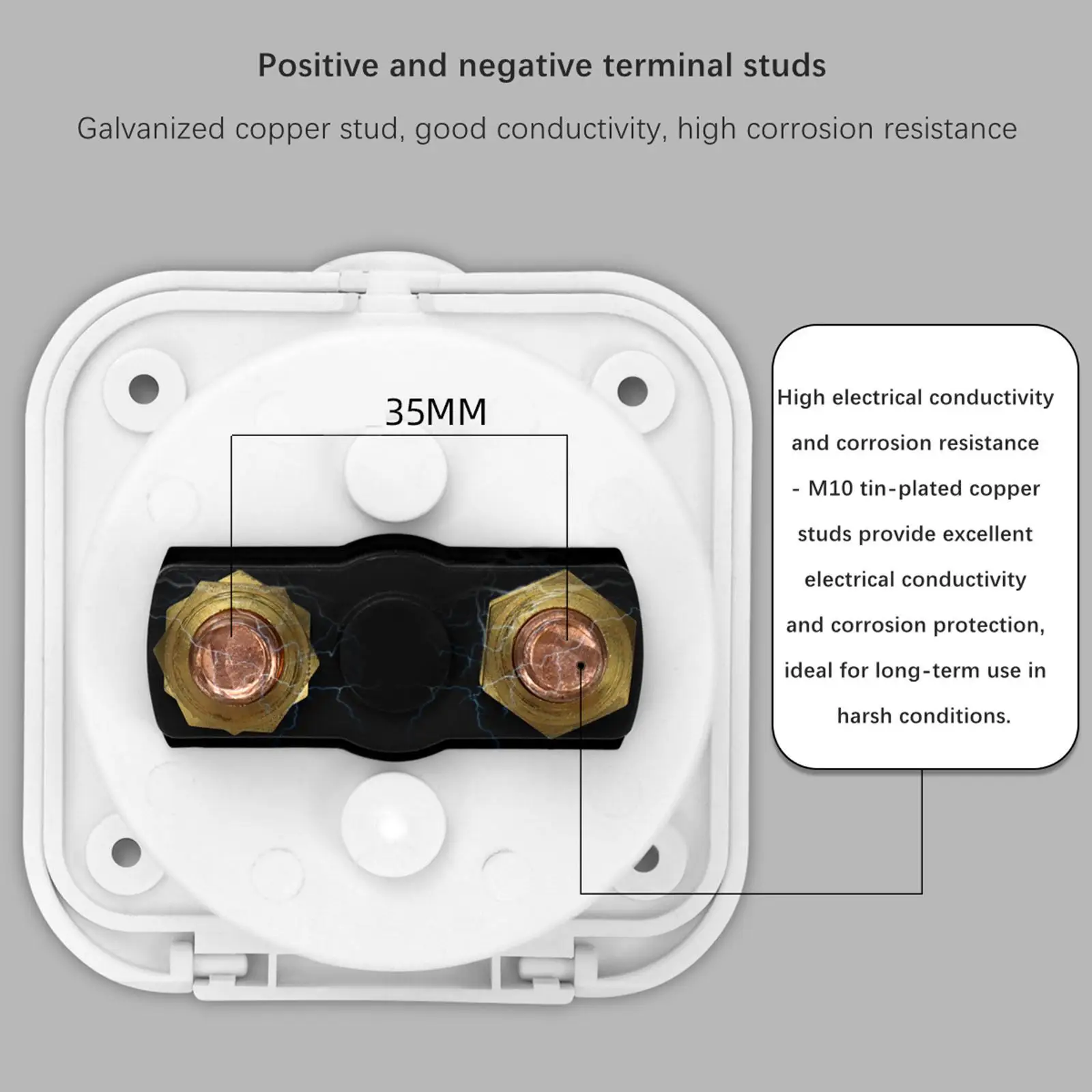 

Heavy Duty Battery Disconnect Switch Waterproof Isolator Main Power Key Switch for Electric Boat Marine RV Vehicle