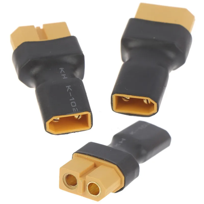 【C】1Pc XT30 Male To XT60 Female Power Adapter Converter Rc Drone Connector Adapter view 5