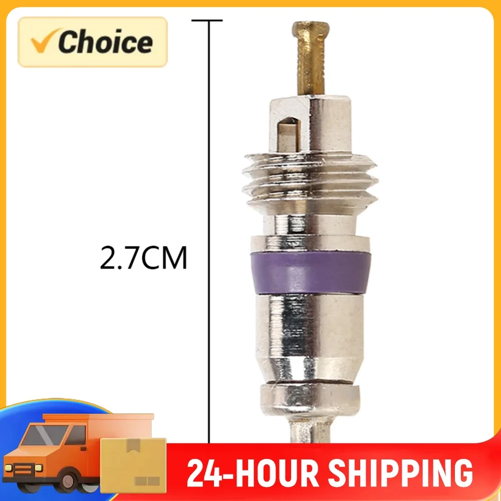 Universal R134a Car A/C Valve Cores Copper Air Conditioning Valve Cores Automobile Exterior Repair Components 10pcs
