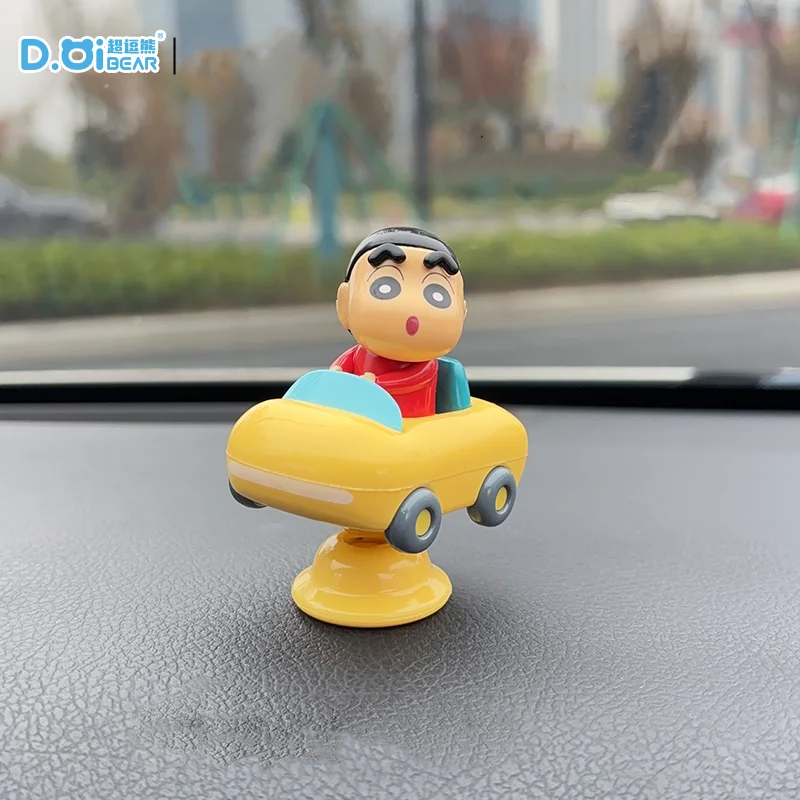 Krayon Shin Chan dinamis baru dimensi Andwobble ornamen meja kartun boneka lucu hadiah untuk dekorasi hadiah mainan