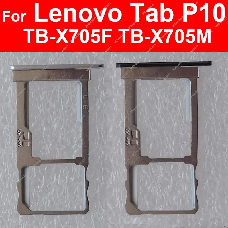 

SIM Card Tray For Lenovo Tab P10 TB-X705F X705M Sim Card Tray Holder Card Reader Parts