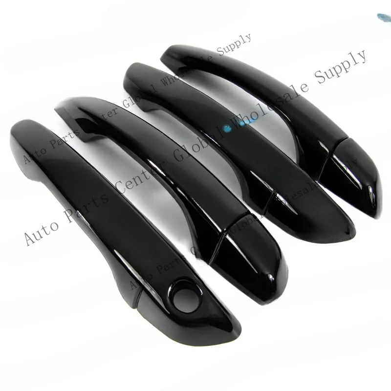 L+ For 2017-2020 Hyundai Elantra Glossy Black Edition Side Door Handle Covers Trims