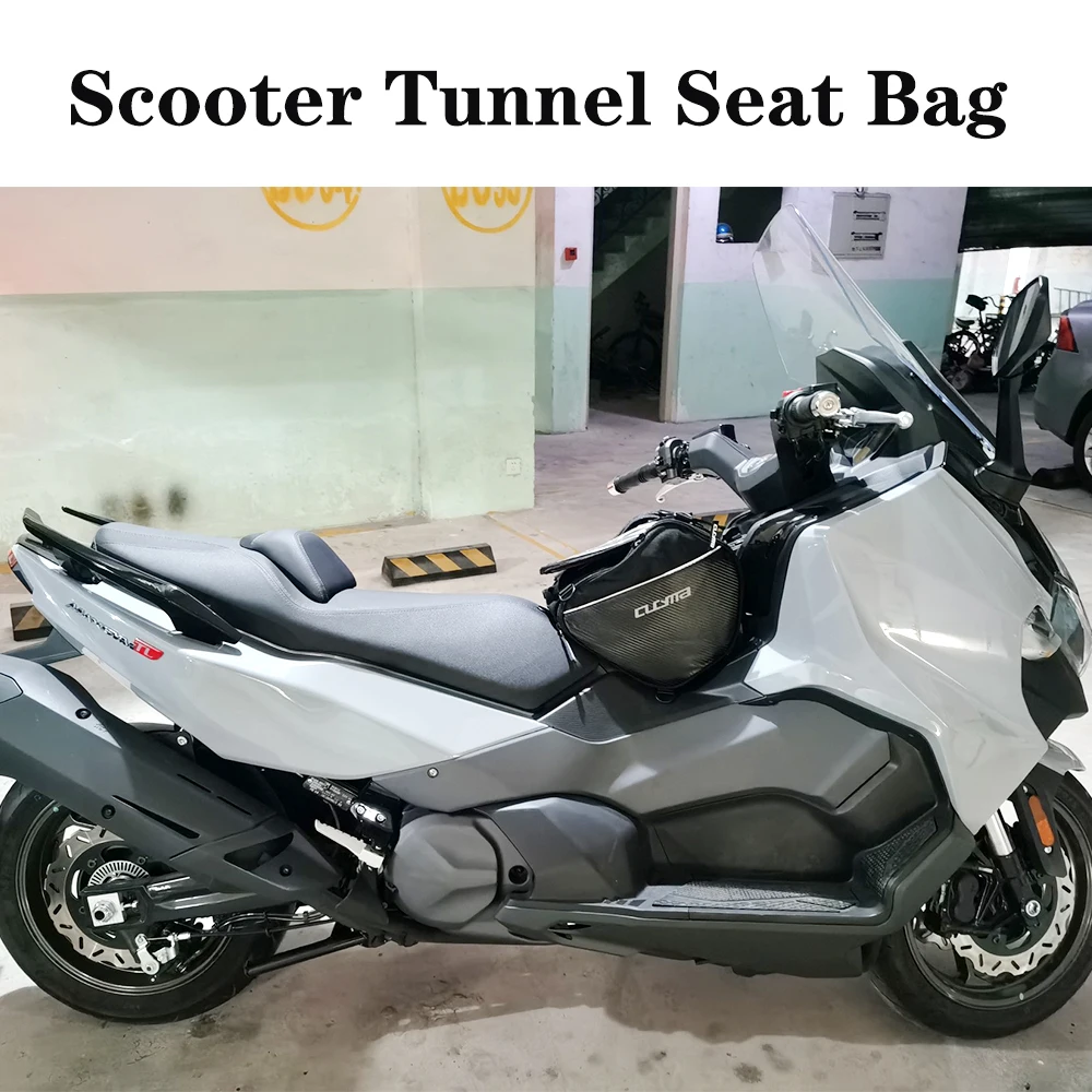 Universal Motorcycle Scooter Tunnel Seat Bag For SF4 SRMAX 250 300 SRMAX300 New NMAX 155 XMAX 300 ADV150 Pedal Bags Waterproof