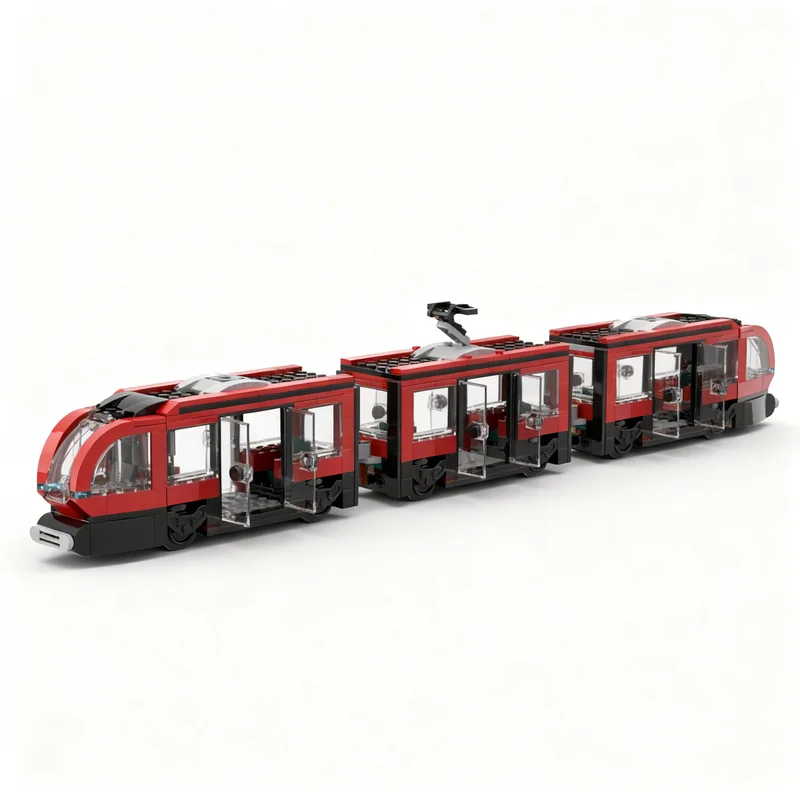 496-pz-moc-modellino-treno-urbano-a-pianale-ribassato-giocattoli-costruzioni-idea-regalo-di-natale-assemblaggio-fai-da-te