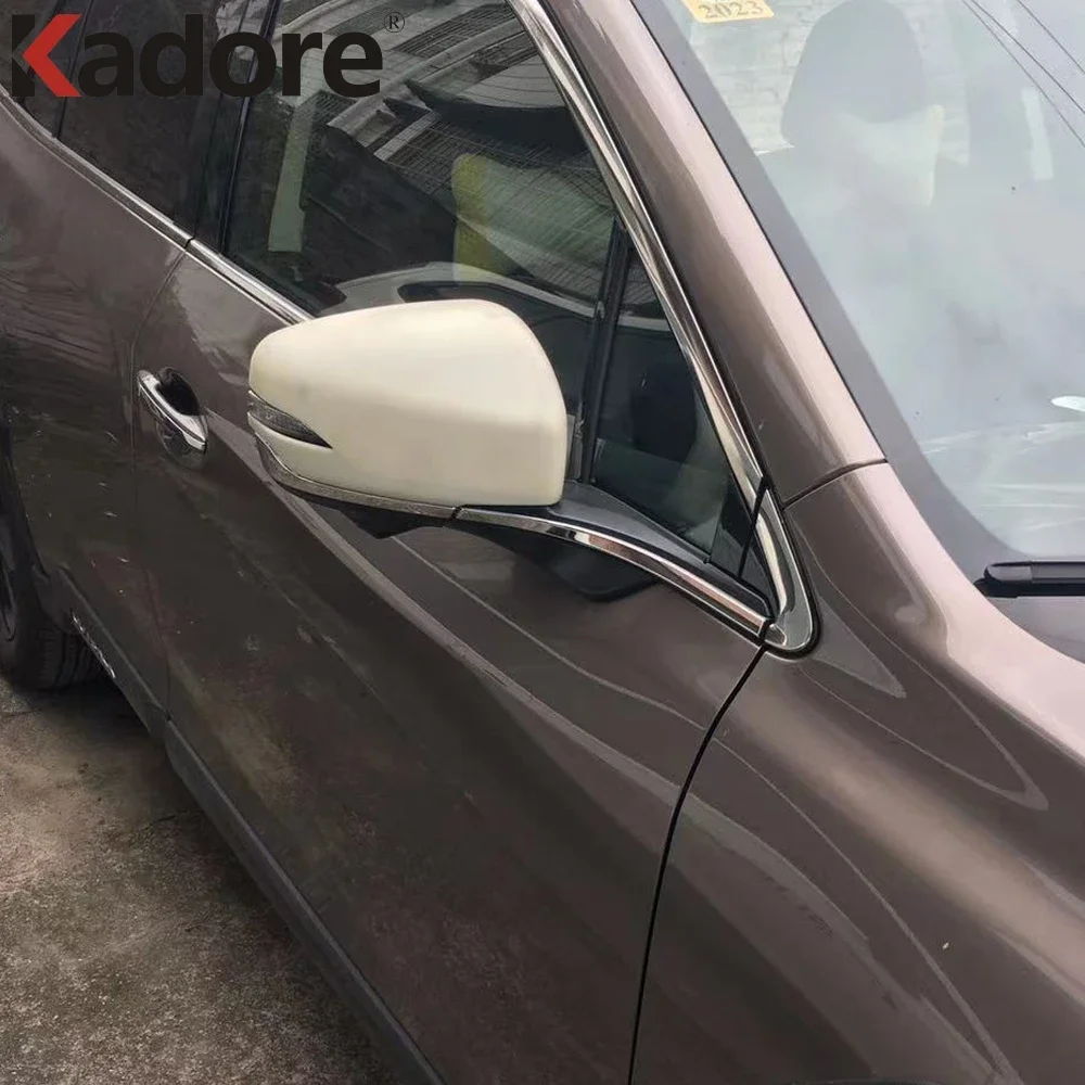 ABS Carbon Fiber Side Door Rearview Mirror Cover Trims Car Exterior Accessories For Subaru Outback 2020 2021 2022 - view 2