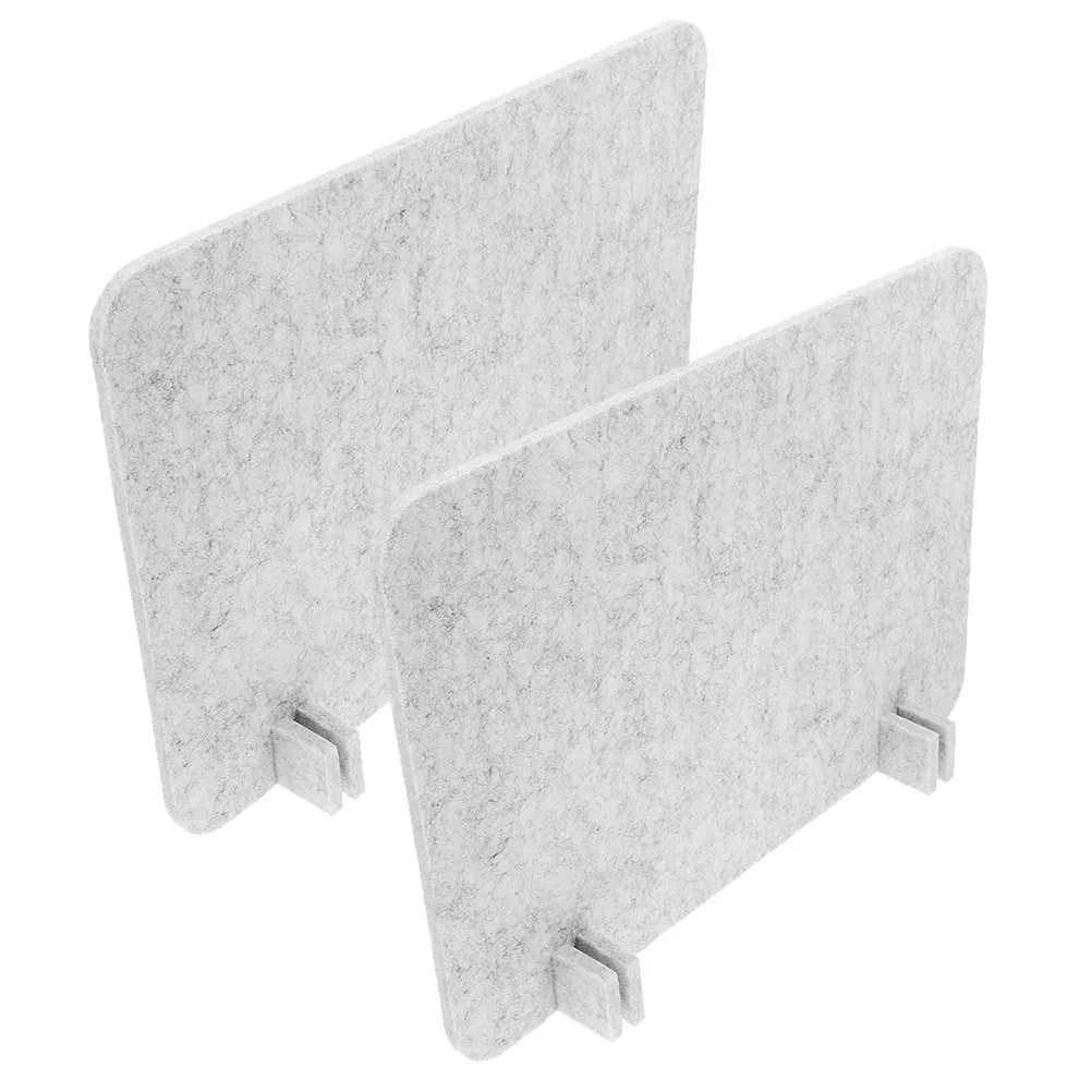 2Pcs Felt Desk Divider Panel Privacy Screen Noise Reduction for Office Student Desk Freestanding Partition Student Table Panels