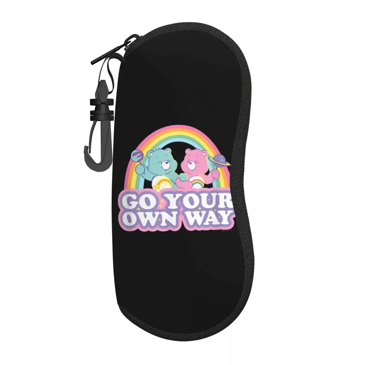 

Care Bears Wish & Cheer Bear Go Your Own Way Rainbow Glasses Case Protective Box Sunglasses Storage Box Print Eyeglasses Box
