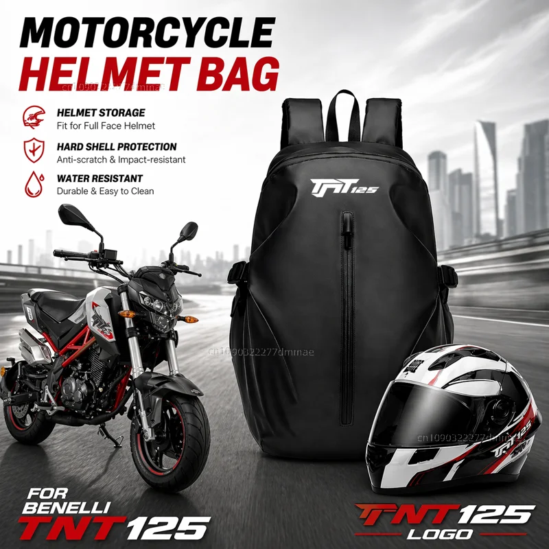 

Knight Backpack Motorcycle Helmet Bag Travel Equipment Waterproof Large Capacity Riding Gear For Benelli TNT125 tnt125 tnt 125