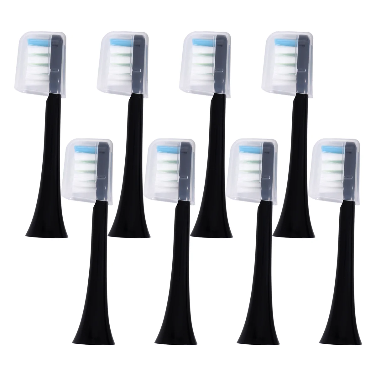 Cabezales de repuesto para cepillo de dientes eléctrico N89R, 8 Uds., para Xiaomi SOOCAS V1X3/X3U X1/X3/X5, color negro