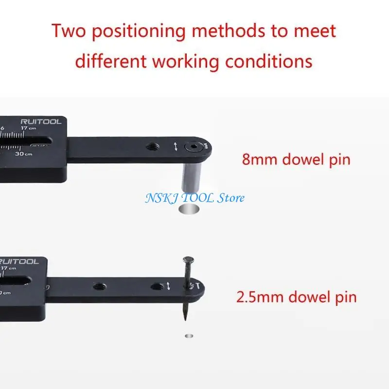 

L8RC Professional Circle Cutting Jig with 2 Positioning Ways Clear Base- Router Milling Tool Woodworking Spare Parts
