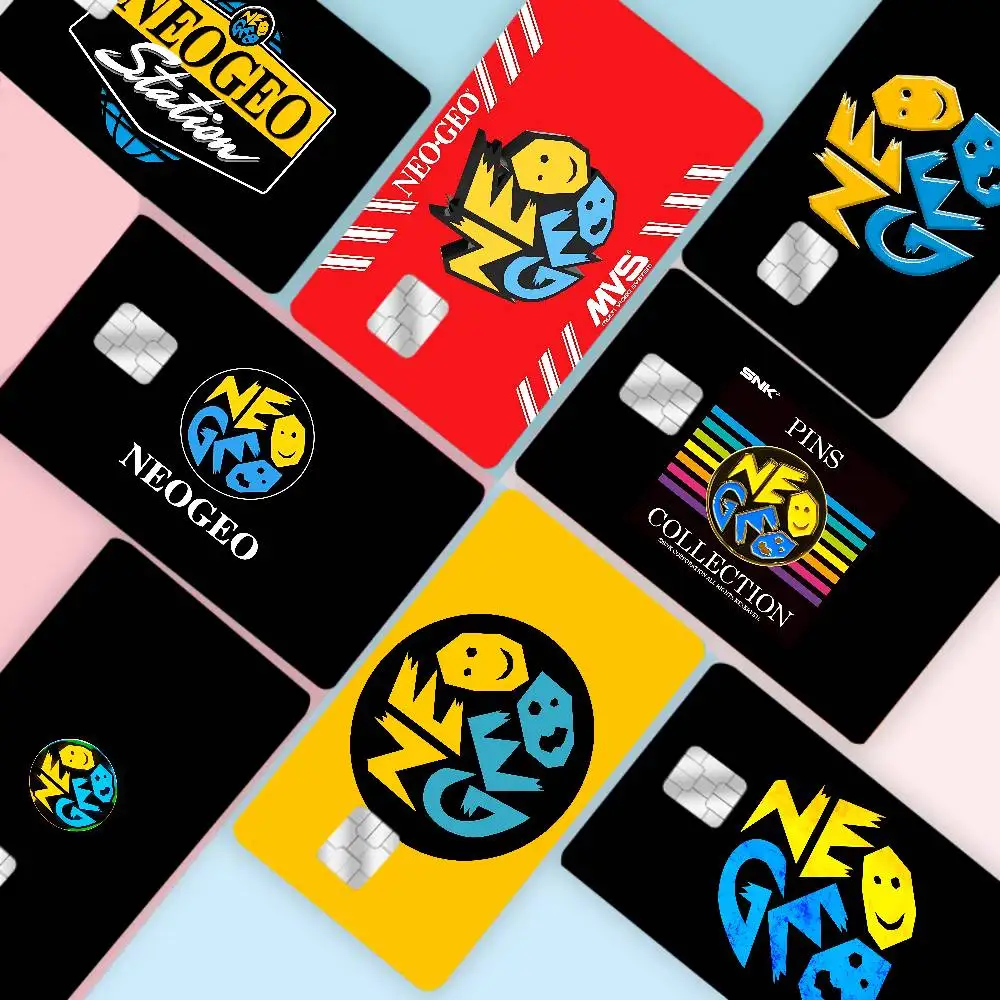 S-SNK N-Neogeo Neo Geo مختلف أنيمي بطاقات الائتمان البنك حافلة تمرير ملصقات كول الديكور ملصقات مقاومة للماء جمع