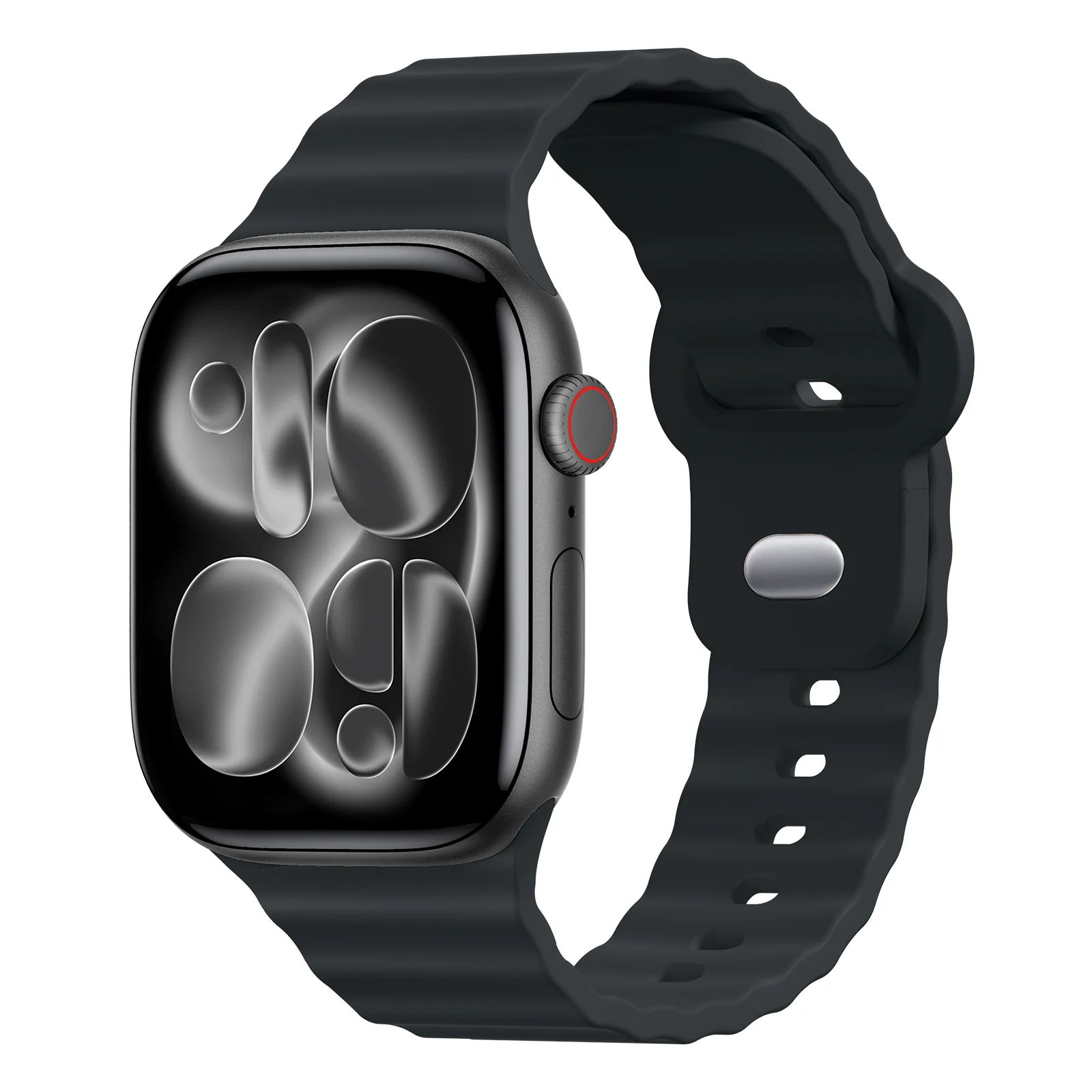Sport siliconen bandje voor Apple Watch bandjes 44mm 40mm 46mm 49mm 42mm 45mm armbanden iWatch ultra 2 3 series 11 10 9 8 7 SE