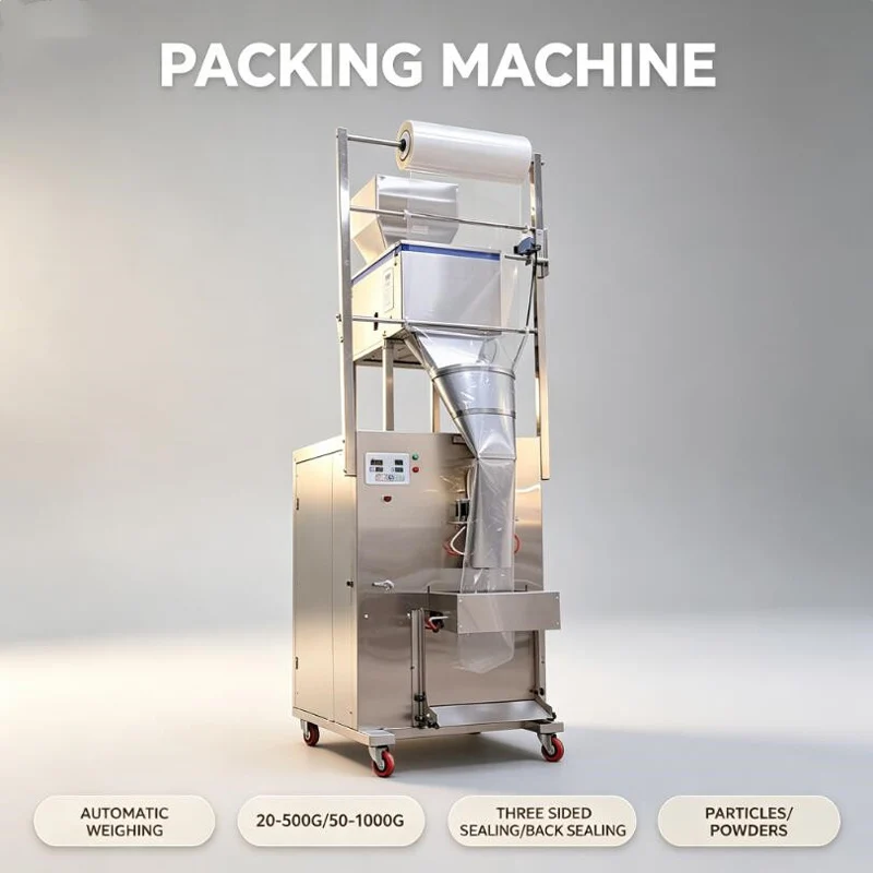 Automatic Weighing Packaging Machine Adjustable Weight For Granules Powders Screws Grains Bag Packaging Sealing Machine