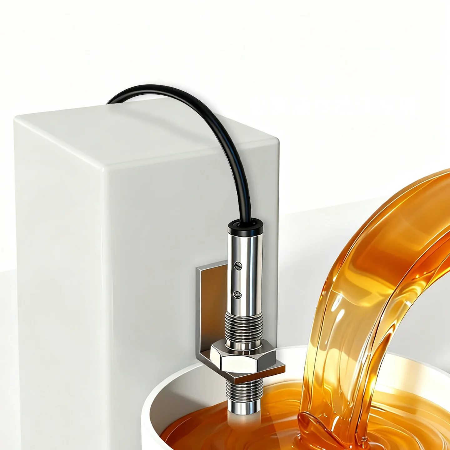 White Milk Glue Chemical Oil Level Switch Dispensing Machine Filling Machine Special Contact Capacitive Liquid Level Sensor