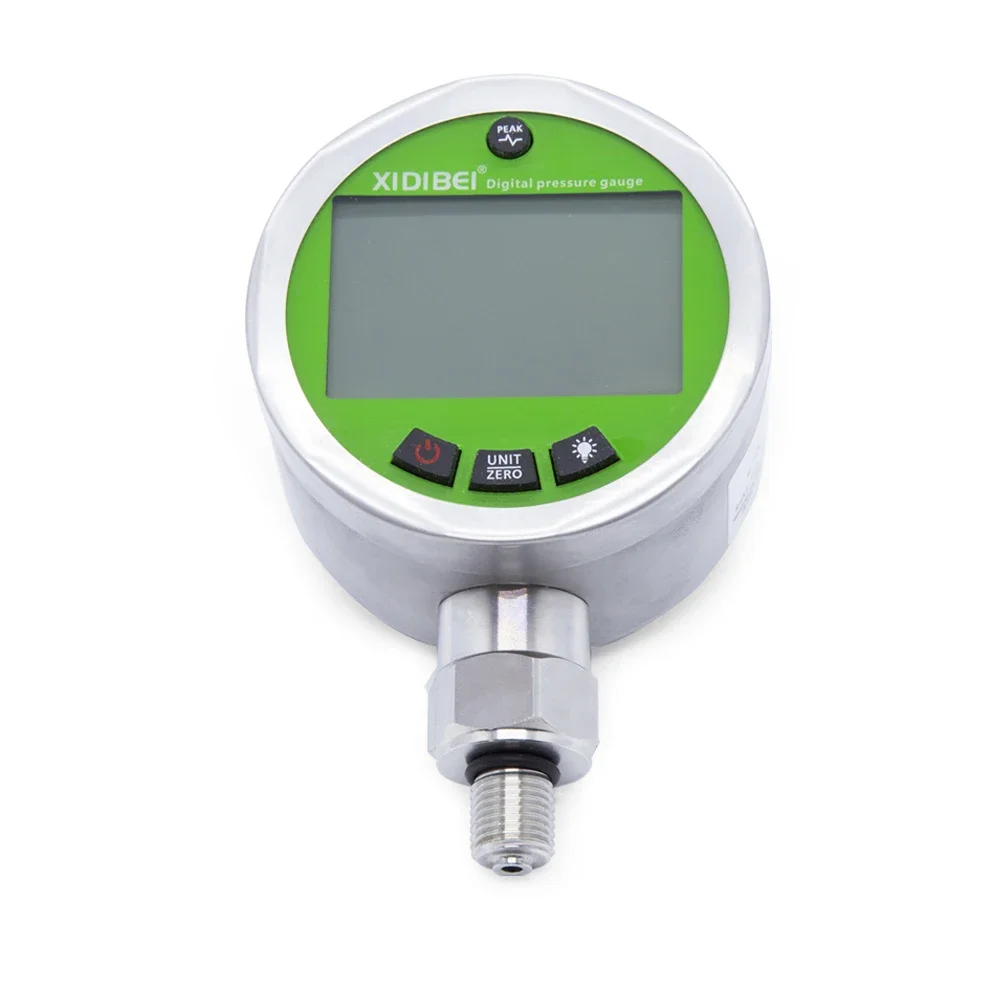 XDB410 Digital Pressure Gauge -1~1000bar 5-digit Display G1/4  G1/2 Robust and Impact-Resistant for Harsh Environments.