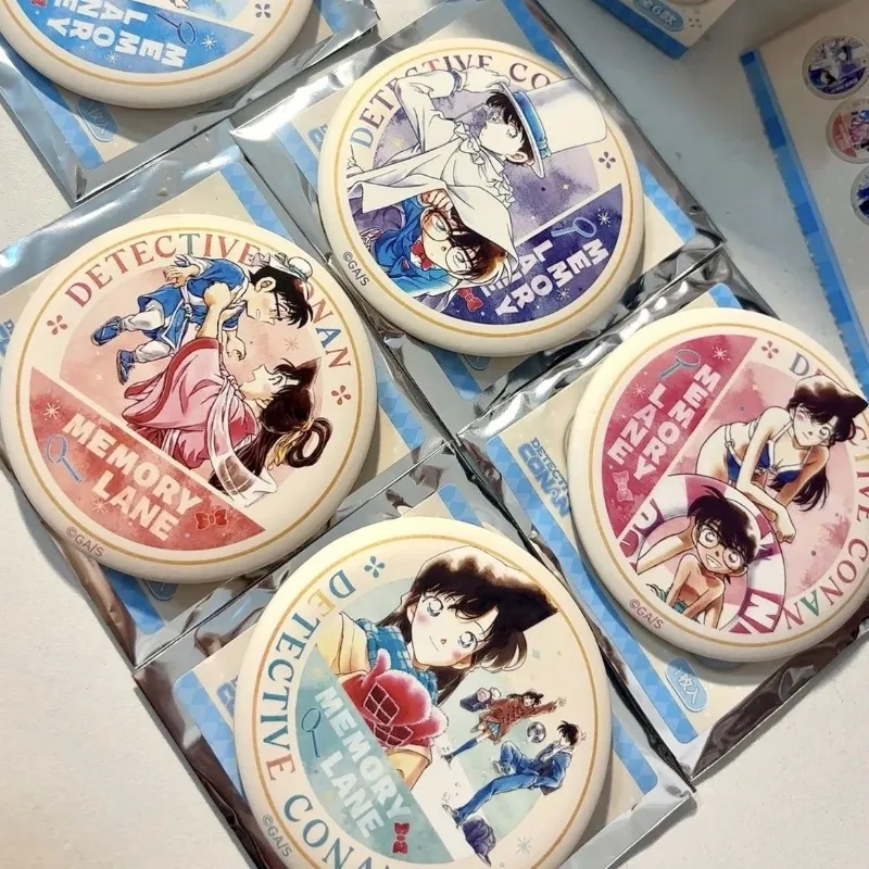 

Detective Conan Anime Peripherals Rachel Moore Cartoon Pattern Badge Bar Chirp Creative School Bag Accessories Gift Wholesale