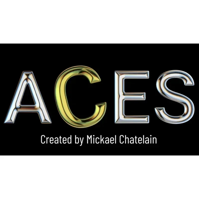 

ACES by Mickael Chatelain Card Magic Trick Close up Magic Magia Magie Magica Magicians Prop Accessory Illusion Gimmick Tutorial