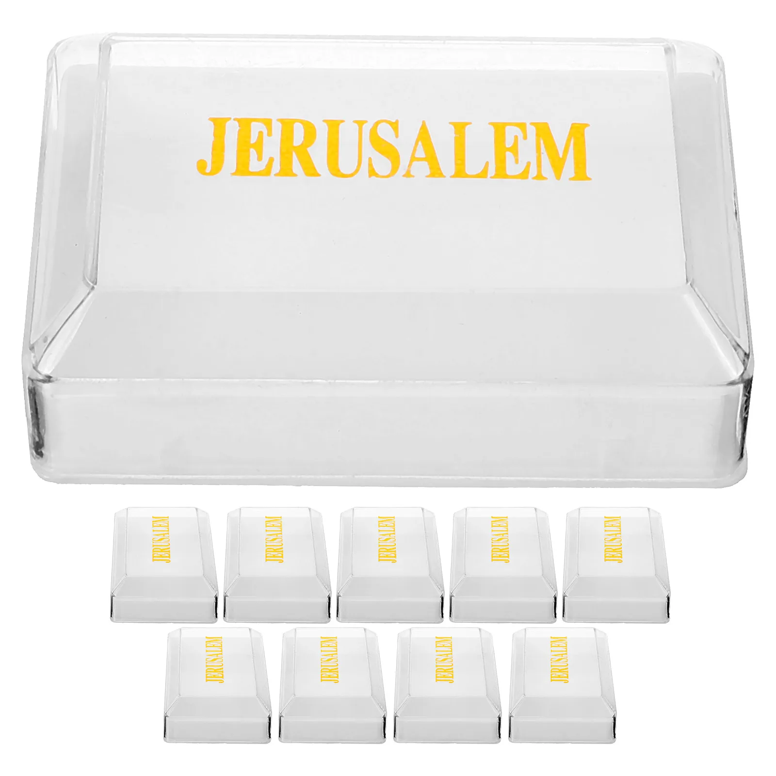 

10 Pcs Bead Containers for Organizing Frosted Plastic Box Rosary Rosaries Boxes Travel Small