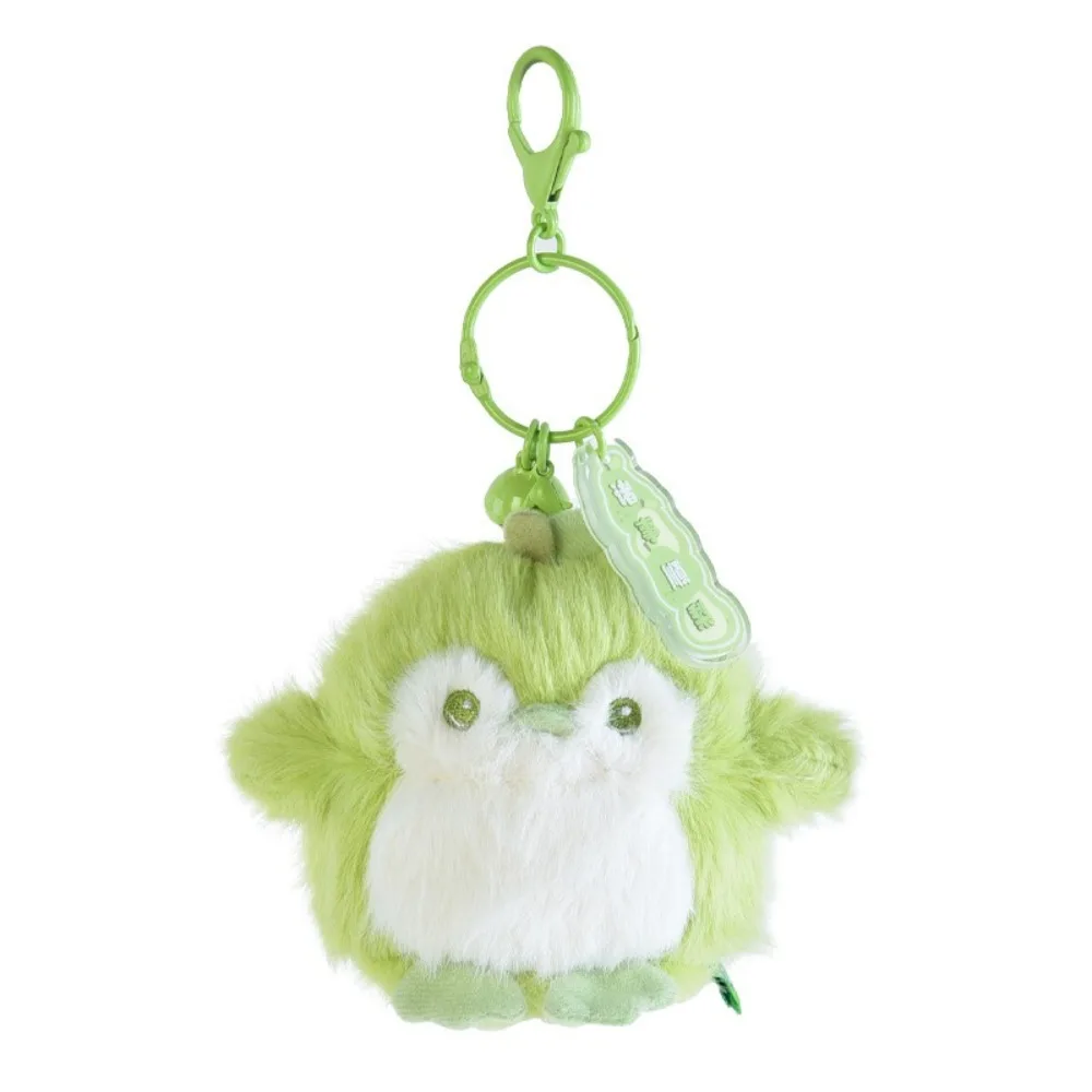 Schöne bunte Cartoon-Pinguin-Schlüsselanhänger, flauschige, weiche Kuscheltiere, Schlüsselanhänger, Plüsch-Geschenktüten-Anhänger für Kinder