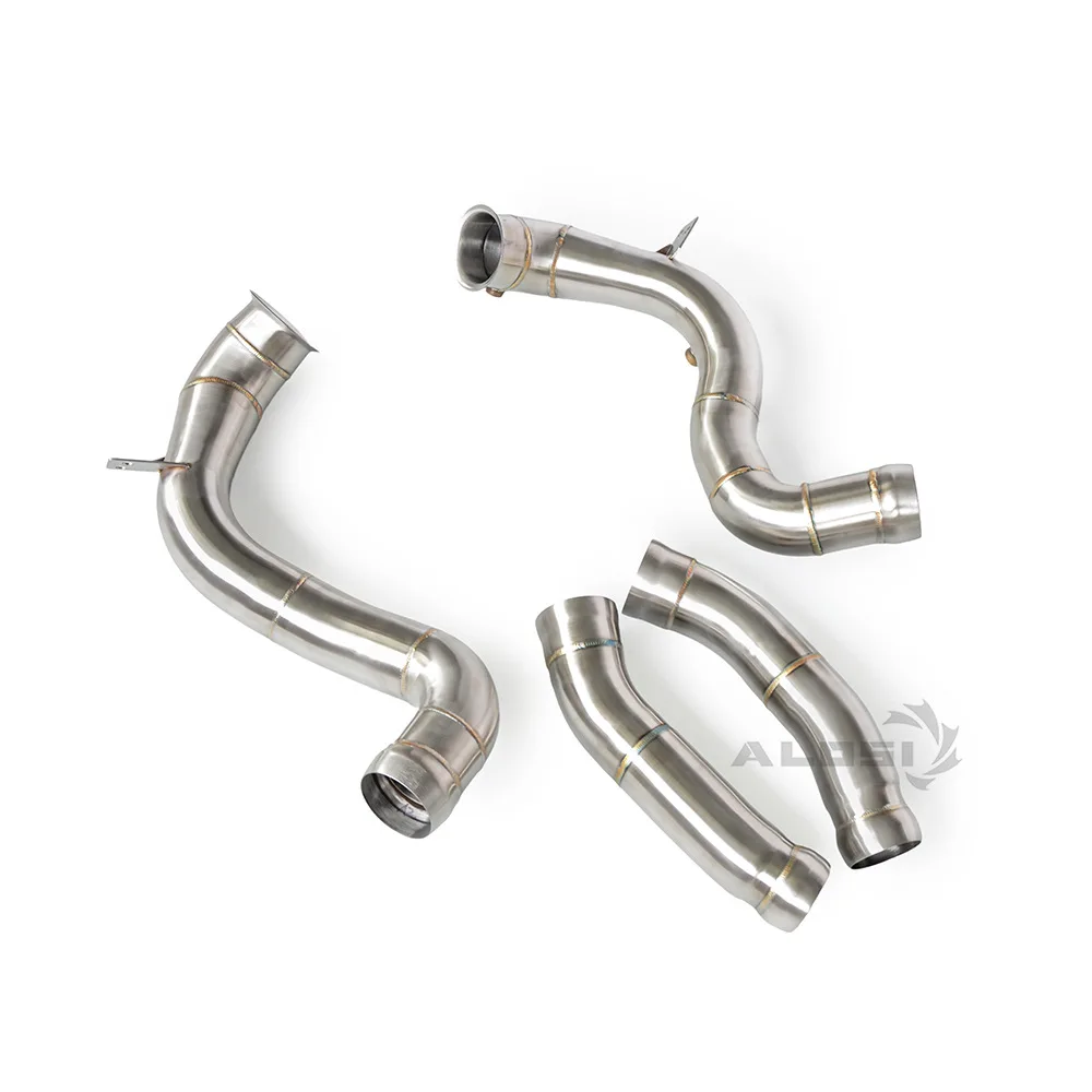 Подходит для Mercedes-Benz GLC63 AMG 4.0T 2016-2022, выхлопная труба из нержавеющей стали, высокая производительность