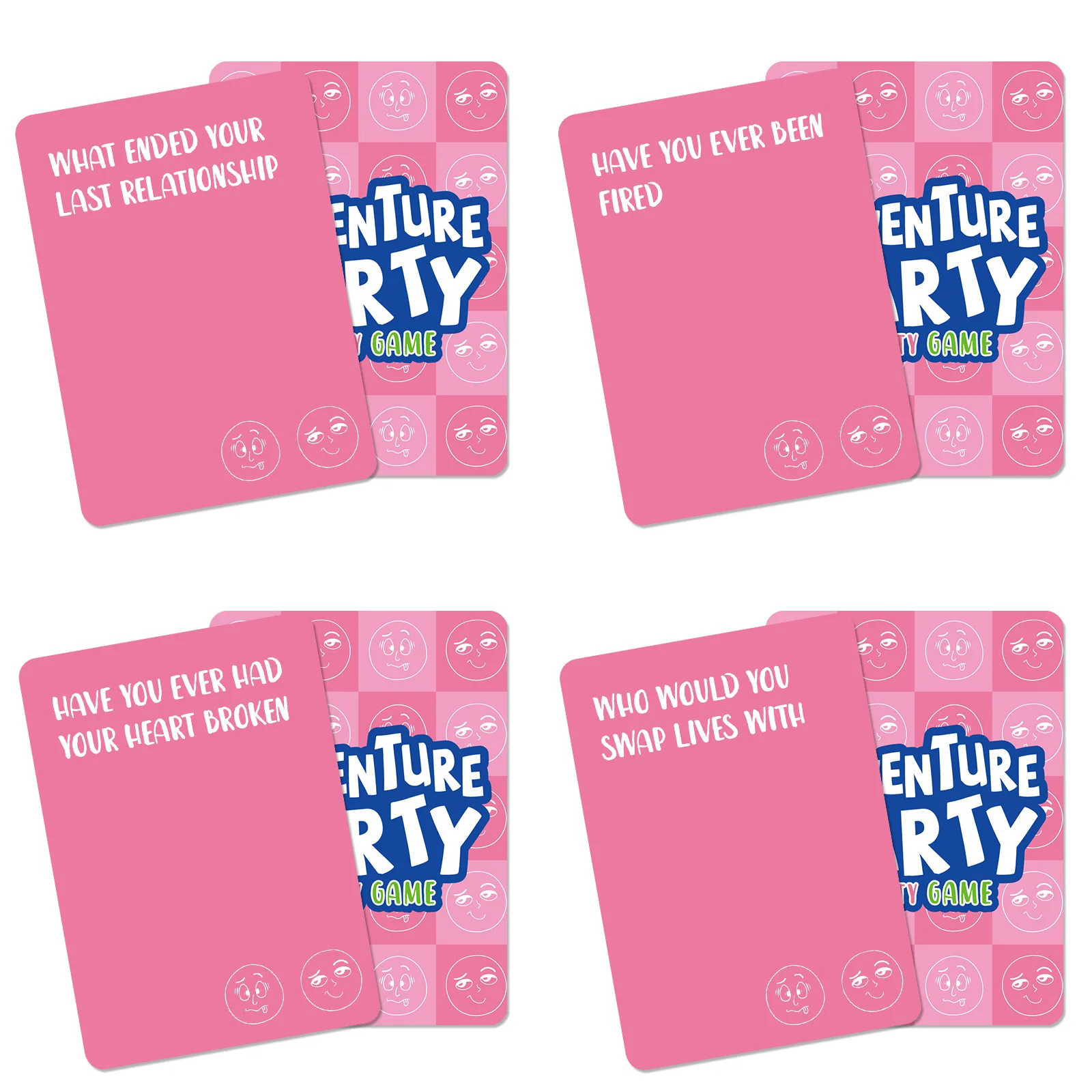 50PC Fast-Paced Word Game For Beginners Creative Fast-Paced Word Desktop Game Compact Paper Cards Toy For Home School Outdoor