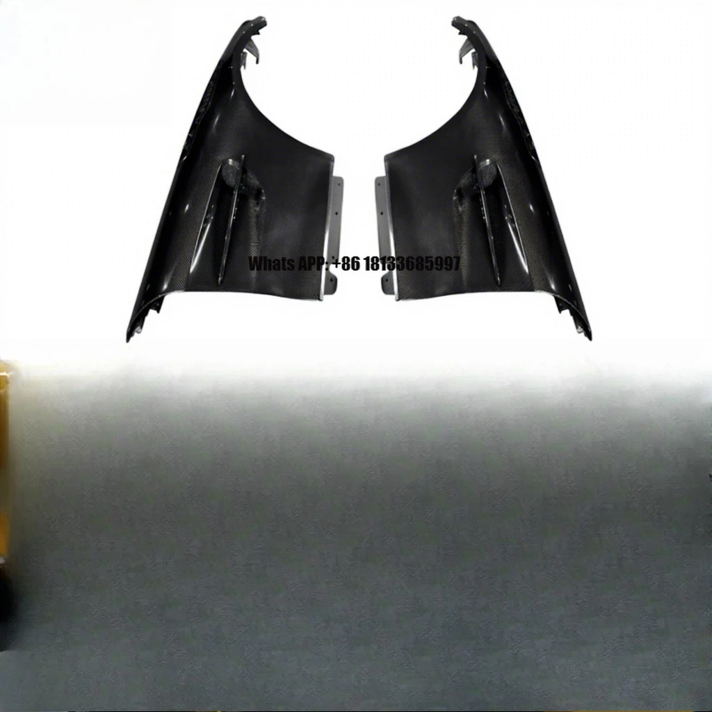 

Сухие карбоновые передние брызговики PRO Style с высокой полировкой, изготовленные на ЧПУ, для Mercedes-Benz GT (обновленные крылья)