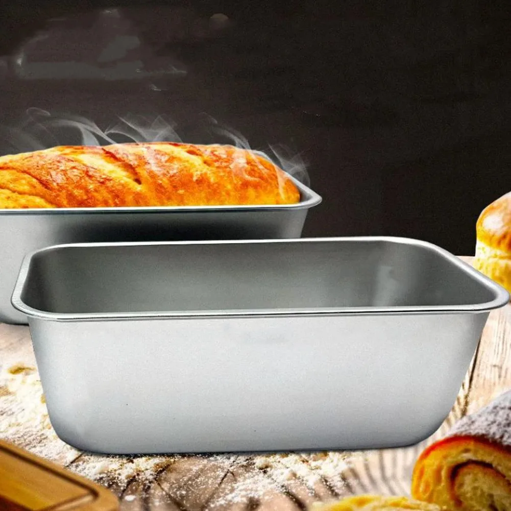 

Cake Baking Tray Rectangular Loaf Pan Home Baking Aluminum Alloy Easy To Clean Fast Heat Conduction Lightweight