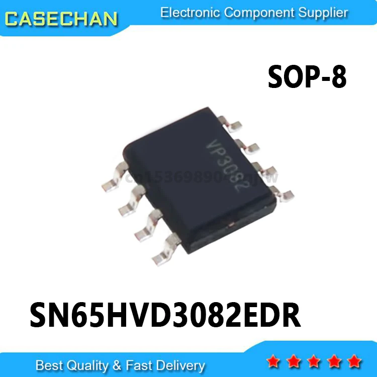 10PCS New and Original VP3082 SN65HVD3082  SN65HVD3082EDR SOP-8