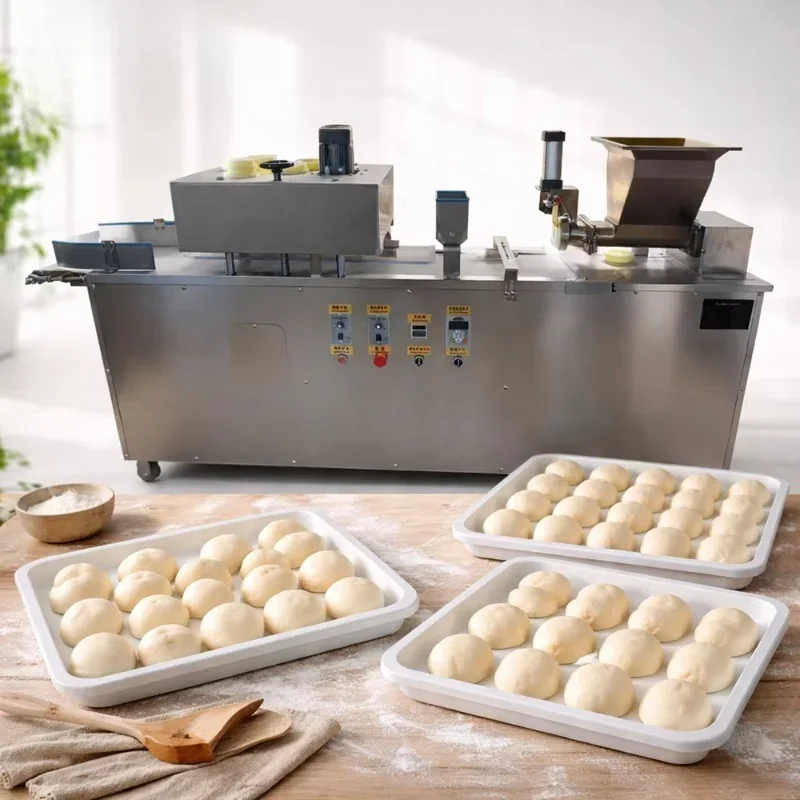 Customized Commercial Automatic Dough Divider Separator Rounder Integrated Machine Stainless Steel Dough Ball Forming Equipment