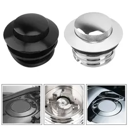 Tapa de tanque de combustible de aceite de rosca derecha emergente CNC para motocicleta Harley Sportster XL883 XL1200 Dyna FXD Softial Fat Boy piezas de motocicleta