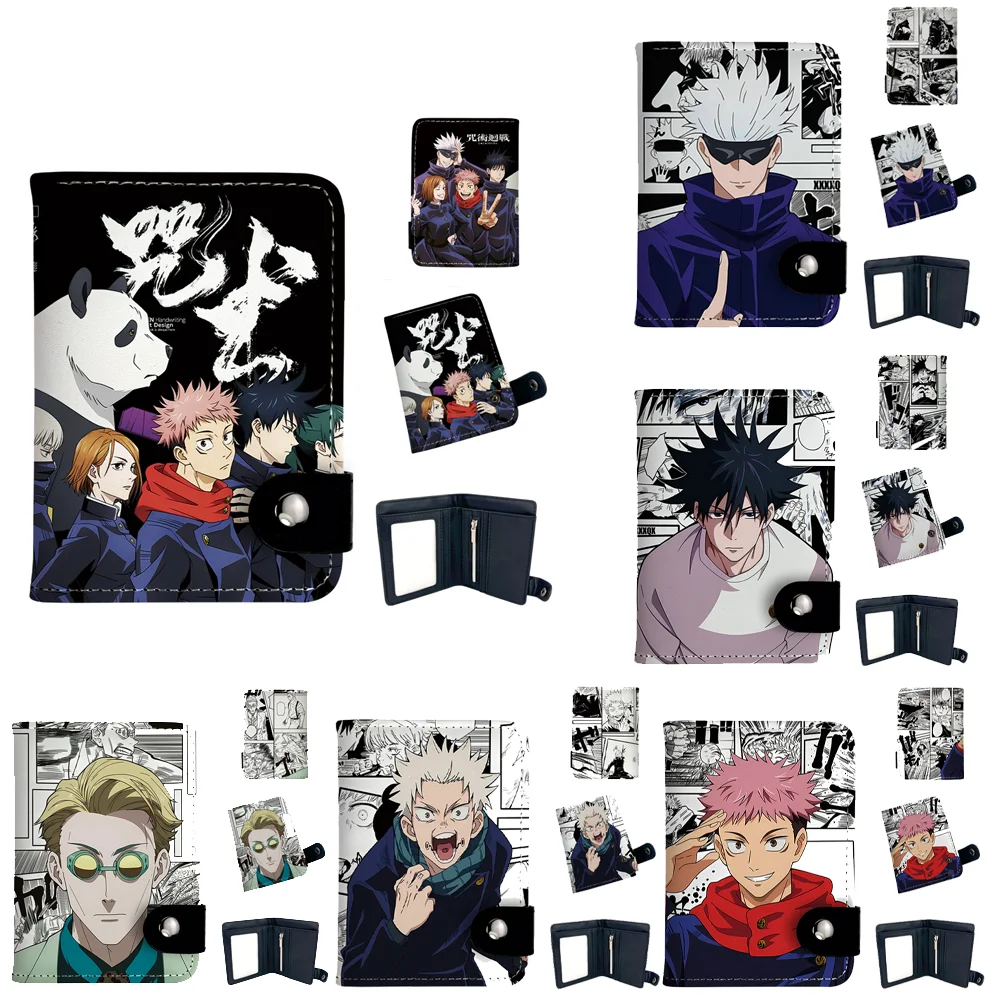 Money Clip Magnetic - Anime Wallet Jujutsu Kaisen Pu Leather