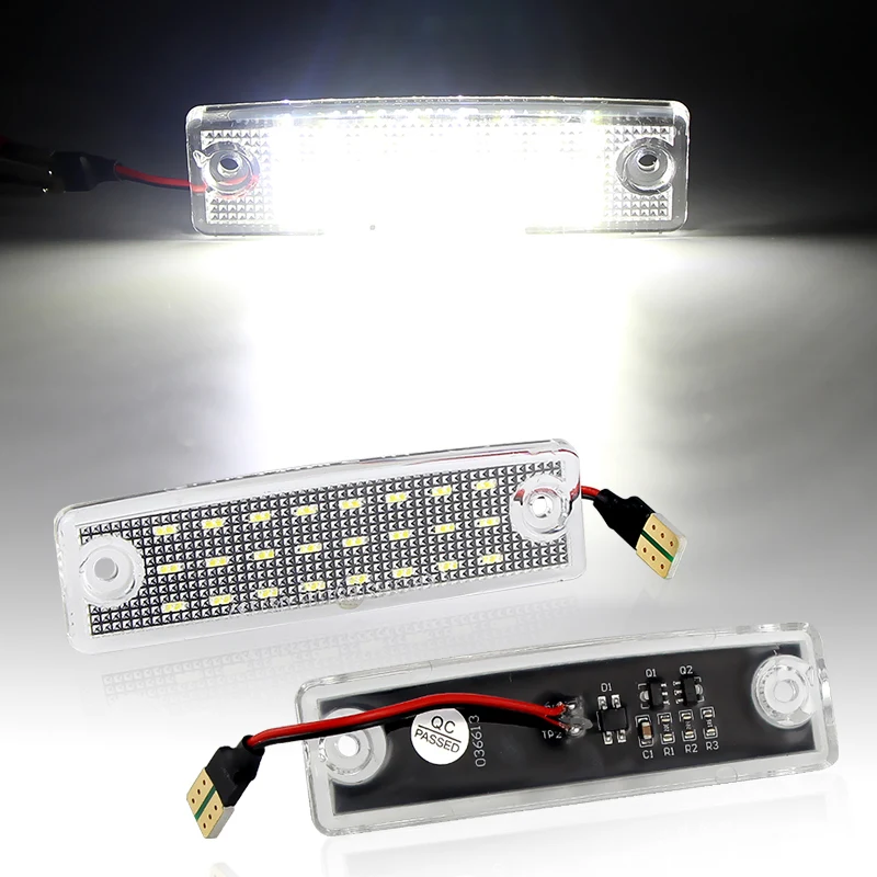 12V LED Number Plate Lamp For Toyota 4Runner Sequoia Sienna Previa Land Cruiser Prado White License Plate Light Assembly