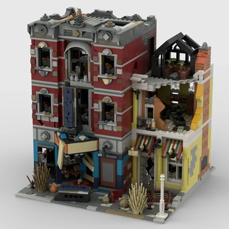 Moc Bouwstenen Film Street View Model Apocalypse Jazzclub Technologie Modulaire Blokken Geschenken Speelgoed Voor Kinderen DIY Montage