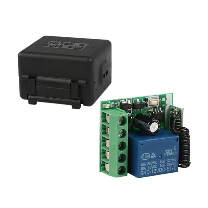 Carte de commande de commutateur sans fil, 10 pièces, relais de télécommande, Module de bouton émetteur DC 12V 433 MHZ-N38R